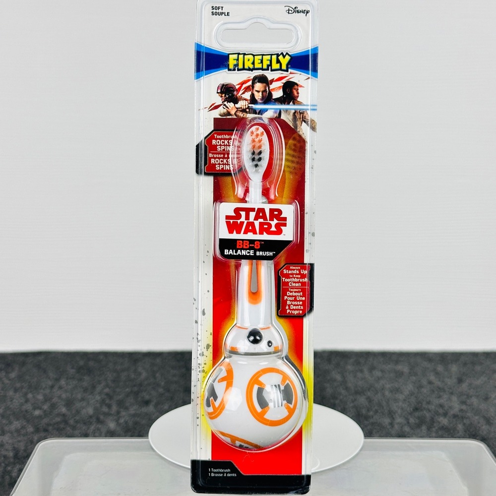 Firefly Star Wars BB-8 Balance Brush Kids Manual Toothbrush Soft Bristles NEW‎